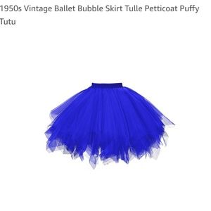 Plus size vintage Tutu w/ tulle petticoat